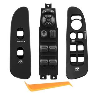 lot 19333 image: JALIAMTE 68171680AA Window Switch and Black Panel Bezel, Master Power Driver Side Passenger Side Button Bezel Compatible with 2002-2010 Dodge Ram 1500 2500 3500 Dodge Durango Sprinter 2500 3500