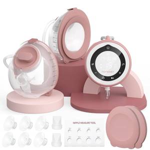 lot 19371 image: Momcozy V1 Pro Wearable Breast Pump, Hospital-Grade Pocket Primary Pump, Hands-Free Portable Pump with Lightweight Visible Cups for Real Milk Removal