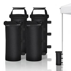 lot 20299 image: Canopy Weights Sand Bags for Weight Windproof Pop up Canopy Tent -No Handle(No Sand)-4 Pack-112LBS