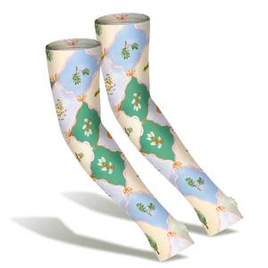 lot 20302 image: ShinHye Gardening Sleeves UV Protection Cooling Sleeves Seamless Farmers Sleeves Anti-Scratch Arm Sleeves for Gardening UPF 1000