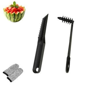 lot 20331 image: 3 PCS Kitchen Spiral and V Shaped Tools Set, Hand Spiral Slicer for Melon Fruit Potato Cucumber Carrot Vegetables Slicer Cutter, Kitchens and Dining Accessories Tool