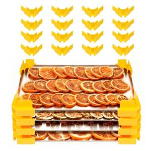 lot 20345 image: Daywhote 16 PCS Tray Stackers Compatible with Harvest Right Freeze Dryer Trays,Freeze Dryer Machine Accessories,Stacks 5 Trays