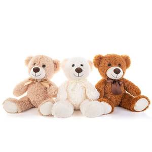 lot 20371 image: MorisMos 3 Packs Teddy Bears Bulk Stuffed Animals, Cute Small Teddy Bear Plush Toys, Little Stuffed Bear for Kids on Centerpiece Baby Shower, 14 Inches