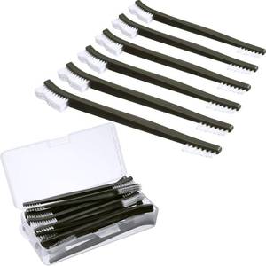 lot 20395 image: Boao 20 Packs Double-Ended Gun Cleaning Brushes 7 Inch Nylon All Purpose Cleaning Brush with Plastic Handle (White)