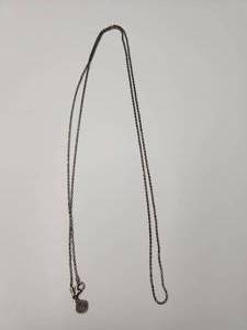 lot 85 image: Sterling Silver Ball Chain Necklace with Toggle Clasp 7.4g
