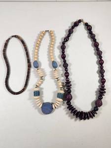lot 206 image: Mixed Material Beaded Necklace Collection