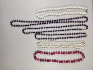 lot 217 image: Beaded Necklace Collection Set