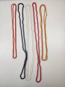 lot 218 image: Colorful Beaded Necklace Collection