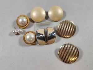 lot 225 image: Mixed Style Clip-On Earrings Collection
