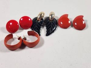 lot 227 image: Fashion Statement Earring Collection Mixed Styles