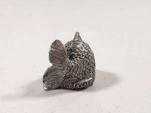 lot 241 image: Vintage Pewter Fish Thimble