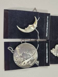 lot 251 image: Gallo Pewter Sculptures Pendant Collection Set of 4