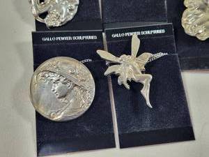 lot 256 image: Gallo Pewter Sculptures Collection Set of 5 Pieces