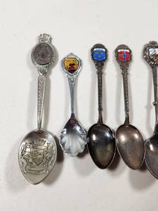 lot 263 image: Souvenir Spoon Collection from European Cities