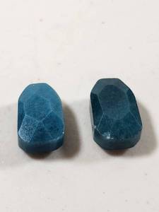 lot 303 image: Natural Blue Apatite Faceted Gemstone Pair