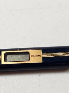 lot 319 image: Accutime Digital Pocket Watch with Gold Tone Case