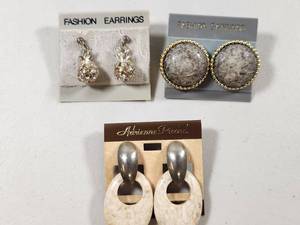 lot 327 image: Fashion Earrings Collection with Adrienne Picard Statement Pieces