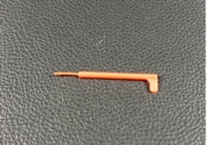 lot 45 image: Kenner Star Wars 1977 Action Figure Lightsaber (neon orange)