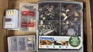 lot 53 image: Dremel Rotary Tool Accessories with Sanding Discs and Attachments