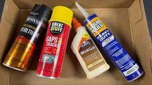 lot 74 image: Adhesives and Finishes