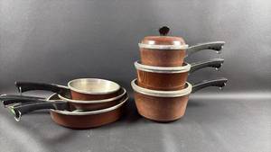 lot 124 image: Awesome Find Vintage Club Cookware SET