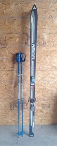 lot 158 image: Hexcel Cross Country Skis with Tyrolia 260 Bindings and Scott Poles Set