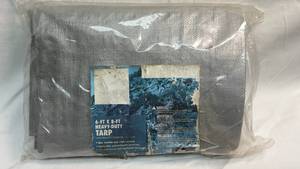 lot 2 image: 6-ft x 8-ft Heavy-Duty Polycarbonate Tarp