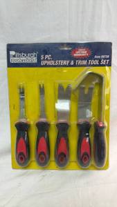 lot 172 image: Pittsburgh Professional 5 Piece Upholstery & Trim Tool Set