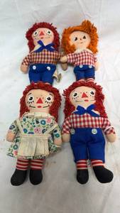 lot 174 image: Raggedy Andy Dolls��Set of Four