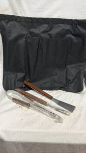 lot 225 image: BBQ Grilling Tool Set with Carrying CaseApron