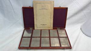 lot 231 image: General Electric Standard Roughness Specimens Set with Wooden Case