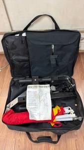 lot 282 image: SkillCraft Multi-Mount Automotive Tailgate Bike Rack Travel Pack Kit