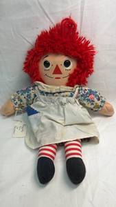 lot 16 image: Playskool Raggedy Ann Doll with Red Yarn Hair