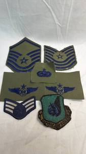 lot 33 image: US Air Force Military Patches and Insignia Collection