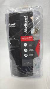 lot 34 image: Kwikset Tylo Keyed Entry Door Lever