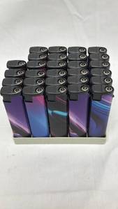 lot 37 image: Bulk Lot of Disposable Lighters with Abstract Designs
