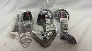 lot 56 image: Mixed Fashion Jewelry Lot with Statement Necklace and Crystal Pendant