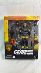 lot 102 image: GI Joe Classified Series Search and Rescue Firefighter Action Figure