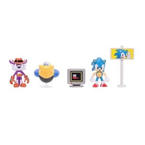 lot 743 image: Sonic the Hedgehog Sonic 2.5 Diorama Super Stars Action Figure