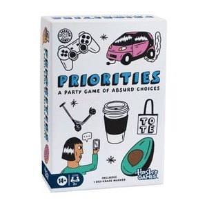lot 765 image: Hasbro Priorities A Game Of Absurd Choices 100-pc. Card Game