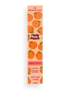 lot 836 image: I Heart Revolution Tasty Peach Lip Oil