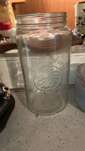 lot 50683 image: Golden Harvest Glass Storage Canister