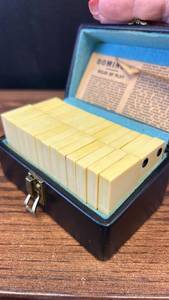 lot 50711 image: Dominoes Set in Carrying Case