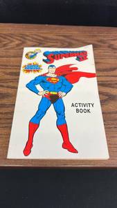 lot 50724 image: Superman DC Comics Activity Book from 1987