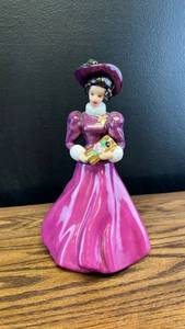 lot 50727 image: 1997 Hallmark Barbie Holiday Traditions Ornament