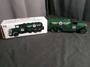 lot 5915 image: Standard Oil Red Crown Gasoline Tanker Truck Die Cast Model with Box