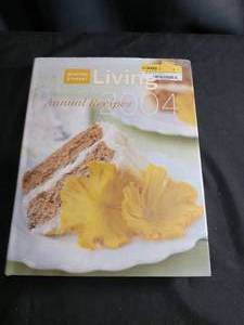 lot 5751 image: Martha Stewart Living Annual Recipes 2004 Cookbook