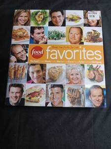 lot 5752 image: Food Network Favorites Cookbook and Work Cookin Teachin Recipe Books