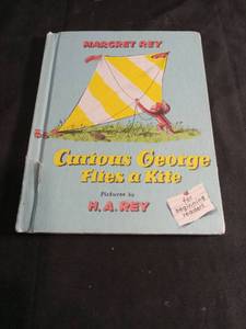Curious George Flies a Kite by Margaret Rey Hardcover Book