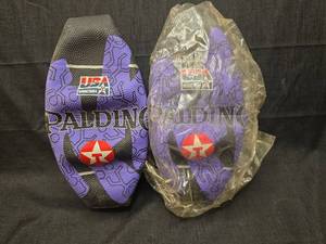 lot 50249 image: Spalding USA Basketball Dream Team Purple Basketball Shoes
